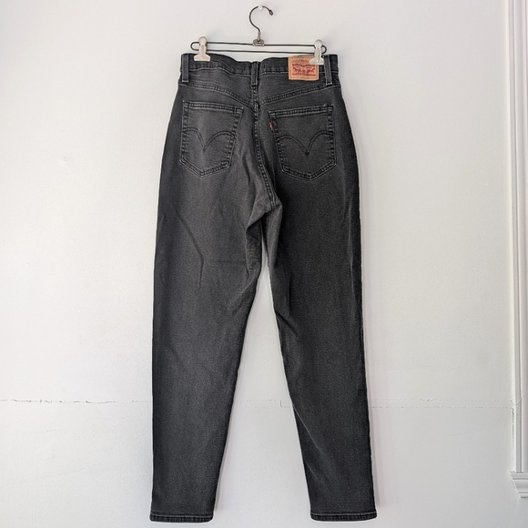 Levi's Women's High Waisted Mom Jeans Charcoal ~ Size 29 - Picture 5 of 10